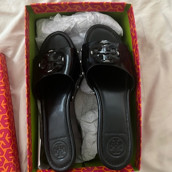 Tory Burch Black Wedges - Picture 2 of 6